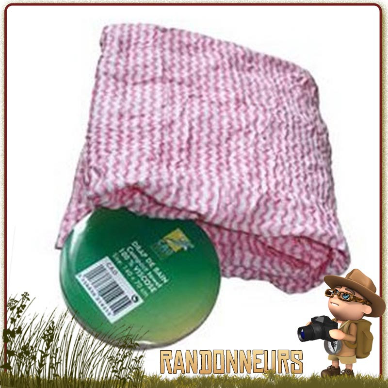 Drap de bain compact ultra léger. Drap de bain de toilette compressé et enroulé pour le camping Drap de bain compact ultra léger. Drap de bain de toilette compressé et enroulé pour le camping