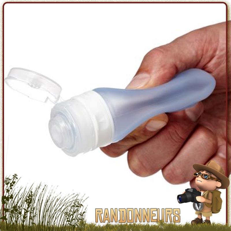 bouteille souple Travel GoToob 100 ml Humangear ultra légère pour le transport en voyage randonnée produits cosmétiques bouteille souple Travel GoToob 100 ml Humangear ultra légère pour le transport en voyage randonnée produits cosmétiques