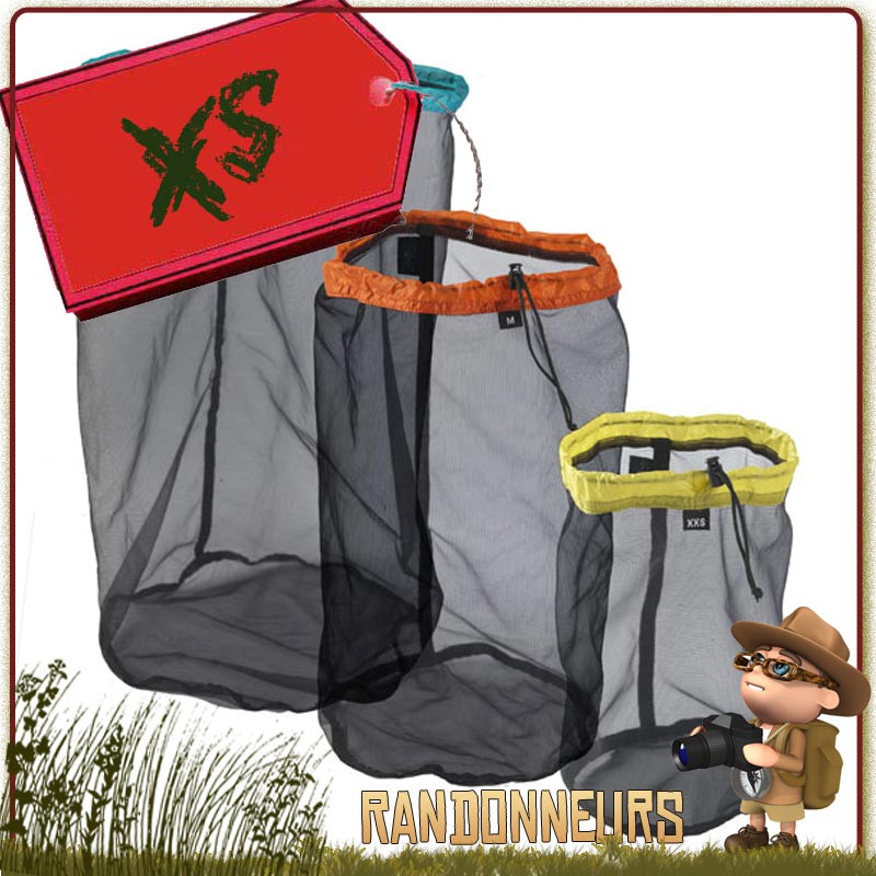 Sac Compartiment pour sac à dos en nylon Mesh Stuff Sack 4L Sea To Summit ultra léger Sac Compartiment pour sac à dos en nylon Mesh Stuff Sack 4L Sea To Summit ultra léger