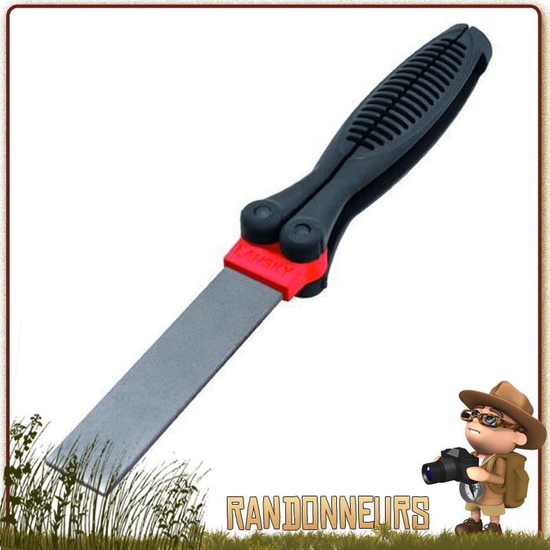 Aiguiseur Pliant Diamanté Mixte Lansky deux faces diamantées gros et fin grain pour affuter les couteaux bushcraft Aiguiseur Pliant Diamanté Mixte Lansky deux faces diamantées gros et fin grain pour affuter les couteaux bushcraft