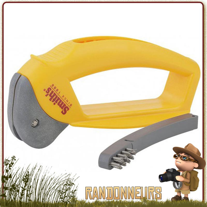 Affûteur Hache Machette Smith's, simple et d’usage facile, donner un tranchant acéré et lisse des deux côtés Affûteur Hache Machette Smith's, simple et d’usage facile, donner un tranchant acéré et lisse des deux côtés