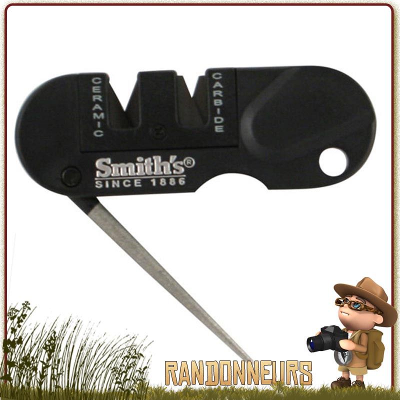 Affuteur de poche PP1 pour Couteaux de poche survie bushcraft randonnée SMITHs Affuteur de poche PP1 pour Couteaux de poche survie bushcraft randonnée SMITHs