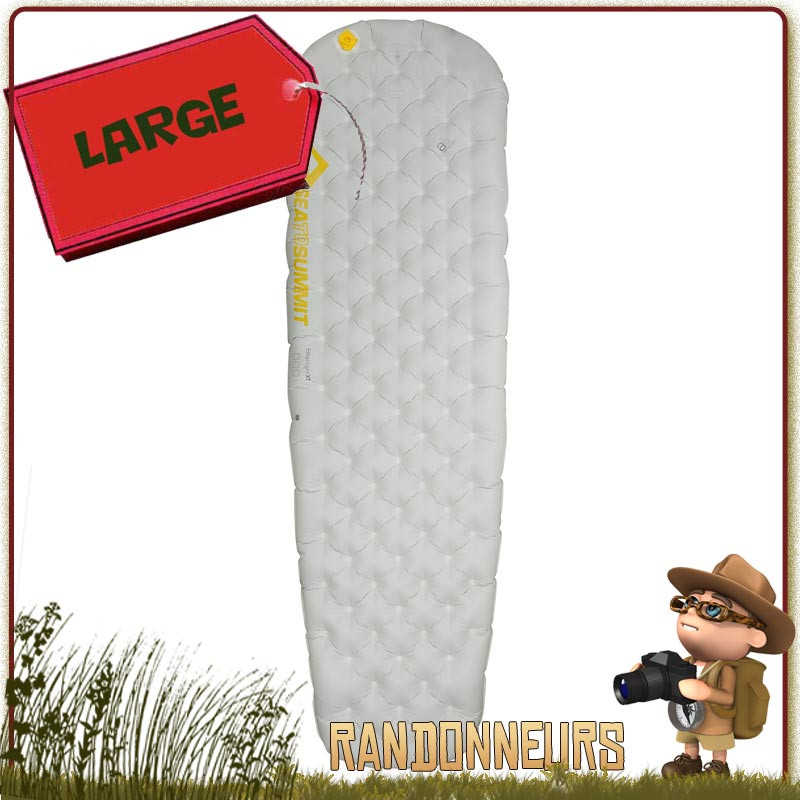 Matelas randonnée Gonflable Sea To Summit ETHER LIGHT XT Large très épais de meilleur confort 2 saisons Matelas randonnée Gonflable Sea To Summit ETHER LIGHT XT Large très épais de meilleur confort 2 saisons