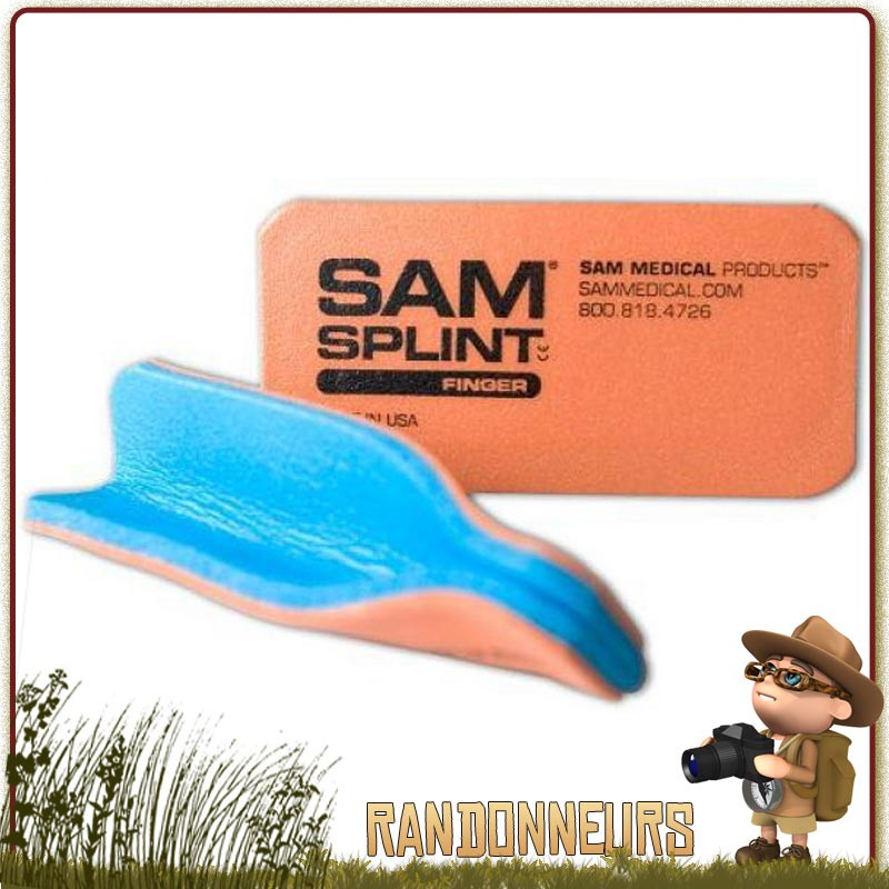 ATTELLE MODELABLE SAM SPLINT pour DOIGTS pour tous les types d'immobilisation de premiers soins avec traumatisme ATTELLE MODELABLE SAM SPLINT pour DOIGTS pour tous les types d'immobilisation de premiers soins avec traumatisme