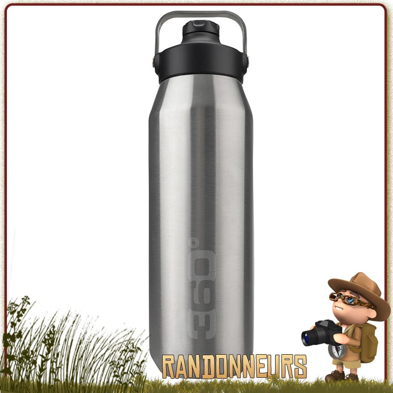 Bouteille Isotherme Sipper Cap 75cl 360 Degrés acier inoxydable Bouteille Isotherme Sipper Cap 75cl 360 Degrés acier inoxydable