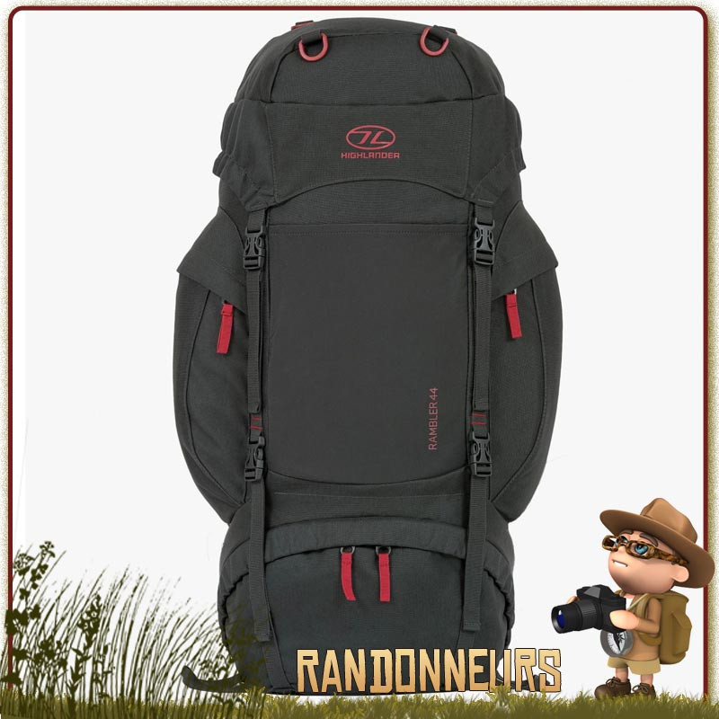 Sac à Dos RAMBLER 44 Litres Highlander de randonnée idéal pour le trekking tout temps avec son tissu déperlant Sac à Dos RAMBLER 44 Litres Highlander de randonnée idéal pour le trekking tout temps avec son tissu déperlant