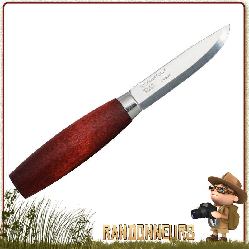 Poignard à Sculpter MORA Classic 1 manche bois bouleau lame acier carbone bivouac bushcraft Poignard à Sculpter MORA Classic 1 manche bois bouleau lame acier carbone bivouac bushcraft