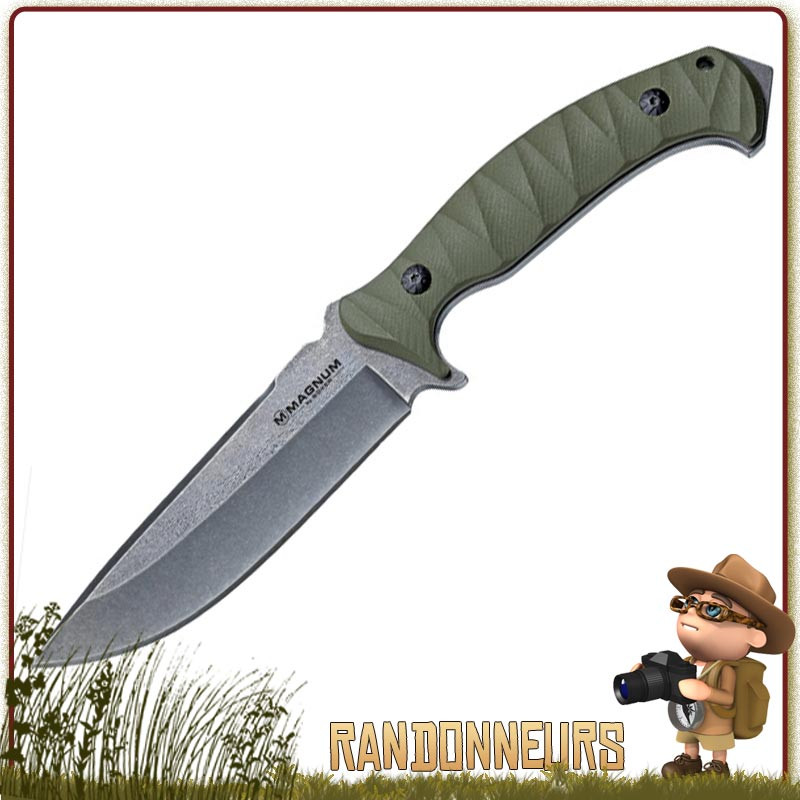 Poignard BOKER Magnum Persian Fixed, meilleur couteau bushcraft survie plate semelle Poignard BOKER Magnum Persian Fixed, meilleur couteau bushcraft survie plate semelle