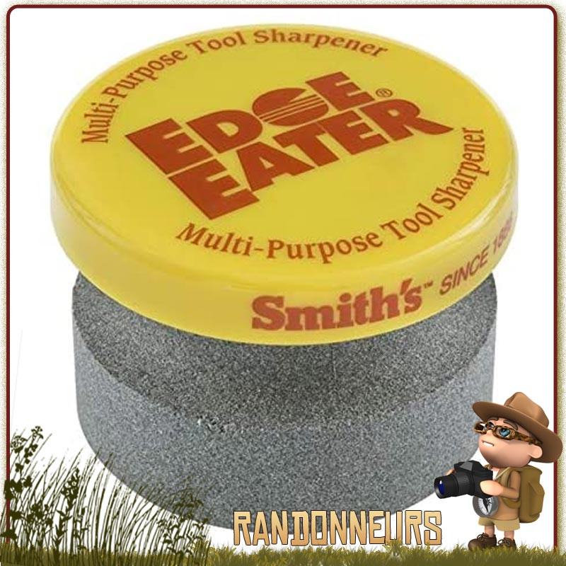 Pierre Affutage Ronde Smiths pour aiguiser le tranchant de votre outil hache bushcraft Pierre Affutage Ronde Smiths pour aiguiser le tranchant de votre outil hache bushcraft