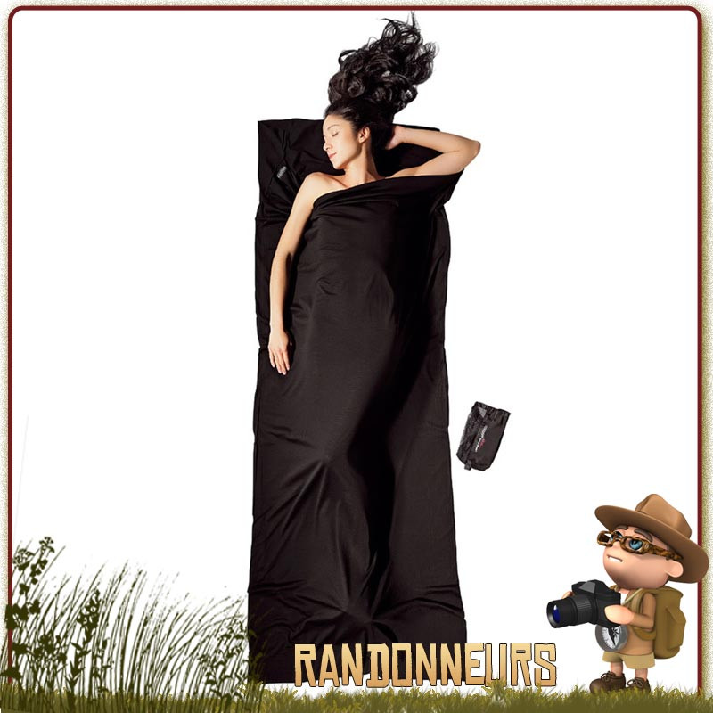 Drap de Sac couchage Liner Merinos Rectangulaire Cocoon chaud et confortable en auberge de jeunesse refuge montagne Drap de Sac couchage Liner Merinos Rectangulaire Cocoon chaud et confortable en auberge de jeunesse refuge montagne