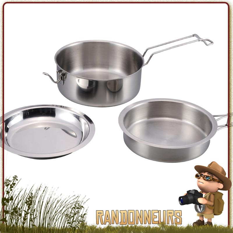Set Cuisson Snap Pack Origin Outdoors casserole, poele et assiette creuse bivouac bushcraft Set Cuisson Snap Pack Origin Outdoors casserole, poele et assiette creuse bivouac bushcraft