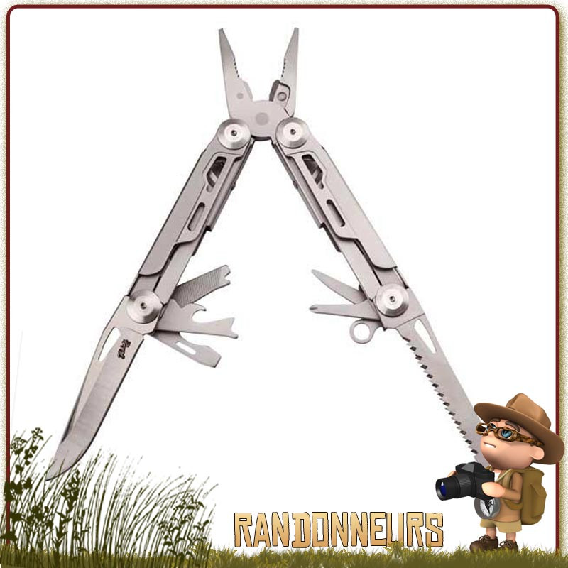 Pince Multi Fonctions 9P Selektion Herbertz tout inox idéale pour kit de survie survivaliste Pince Multi Fonctions 9P Selektion Herbertz tout inox idéale pour kit de survie survivaliste