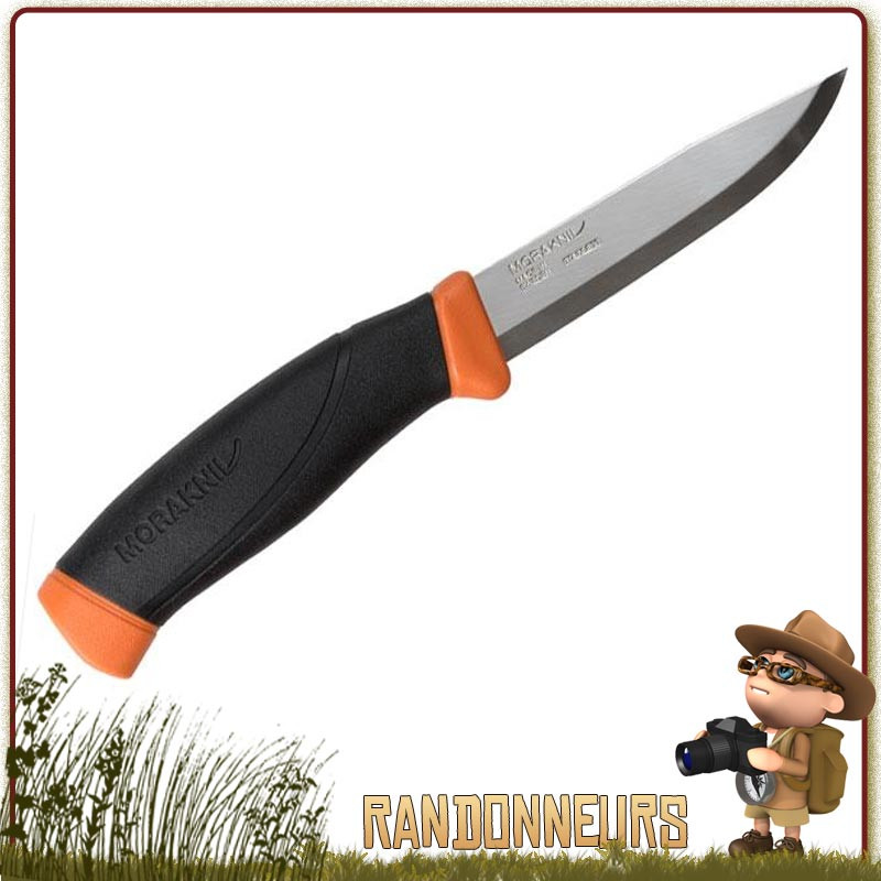 meilleur Couteau COMPANION F Noir et Orange Burnt MORA bushcraft meilleur Couteau COMPANION F Noir et Orange Burnt MORA bushcraft