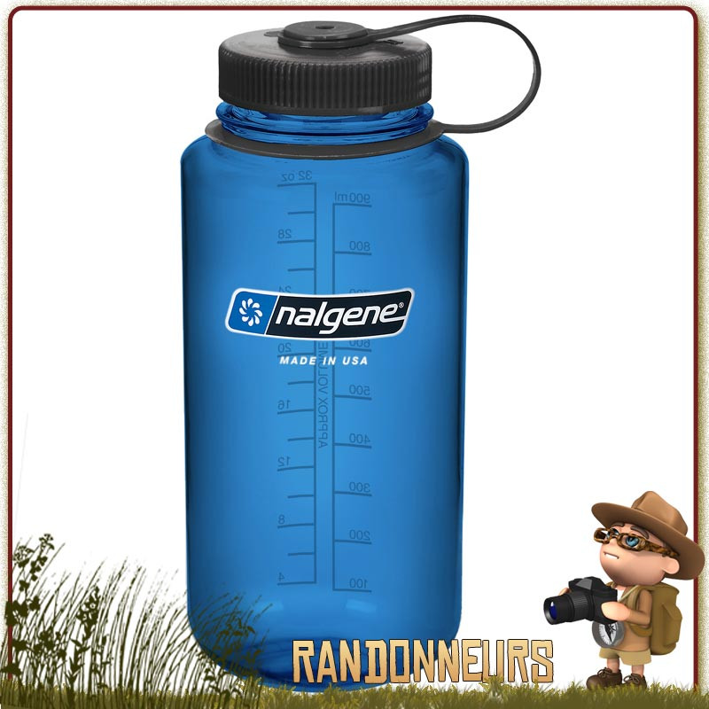 Gourde Nalgene de Randonnée 100 cl BLEUE Gourde Nalgene de Randonnée 100 cl BLEUE
