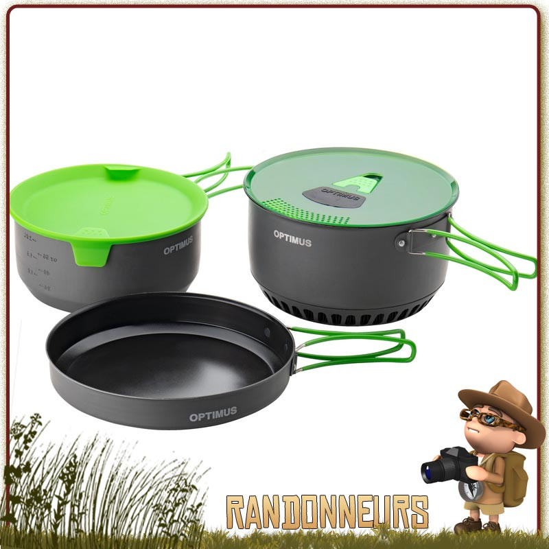 Kit de Cuisine TERRA CAMP 4 Optimus pour 4 personnes en bivouac leger Kit de Cuisine TERRA CAMP 4 Optimus pour 4 personnes en bivouac leger