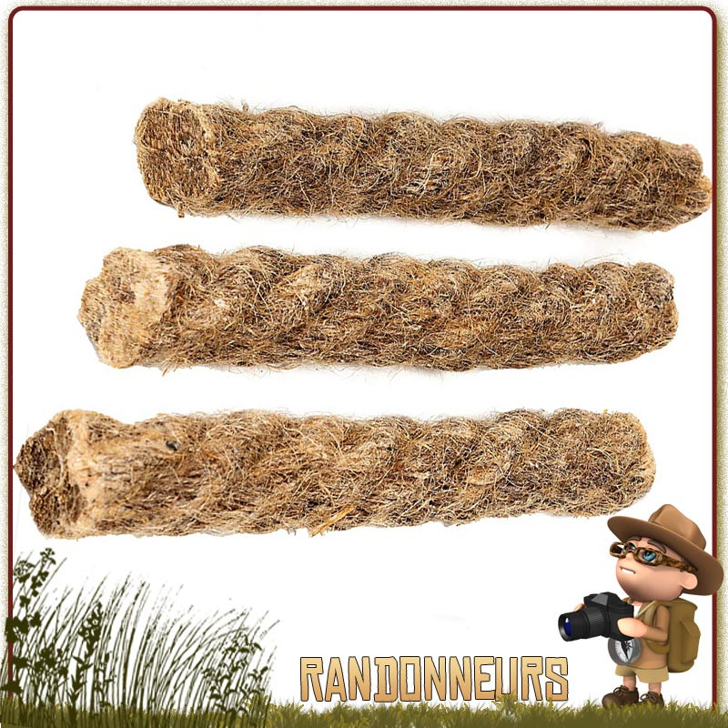 Cordelettes Amadou Origin Outdoors pour allumer un feu bushcraft survie Cordelettes Amadou Origin Outdoors pour allumer un feu bushcraft survie