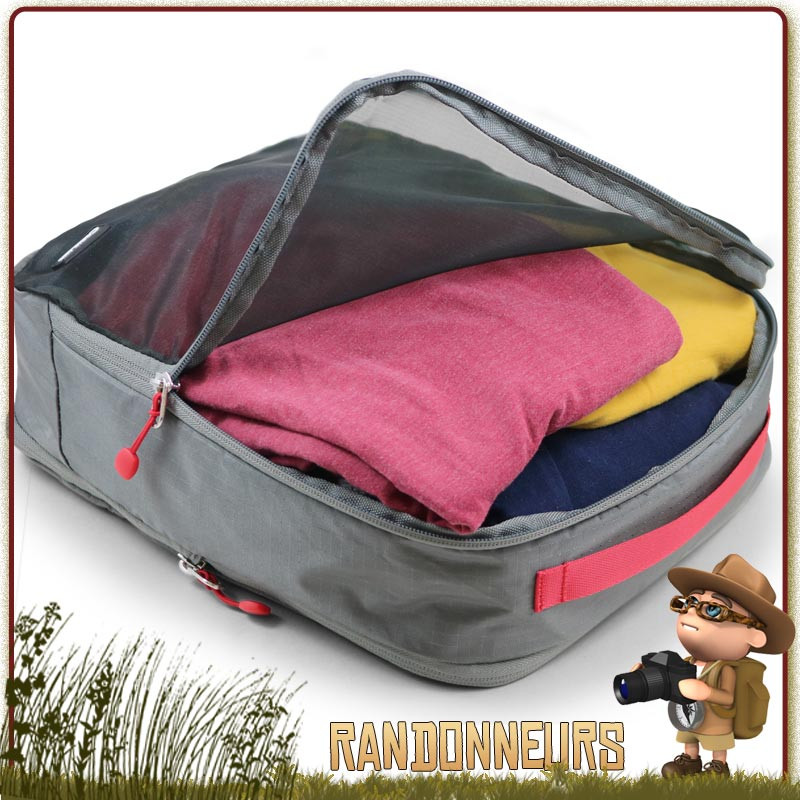 Pochette Pack Cube Coghlans Medium mesh respirante et extensible pour ranger ses effets personnels dans son sac à dos ou valise Pochette Pack Cube Coghlans Medium mesh respirante et extensible pour ranger ses effets personnels dans son sac à dos ou valise