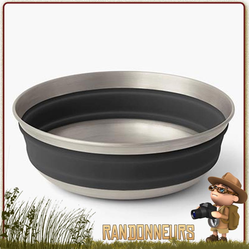 bol pliable Inox Detour Sea To Summit ultra legere de randonnee bol pliable Inox Detour Sea To Summit ultra legere de randonnee