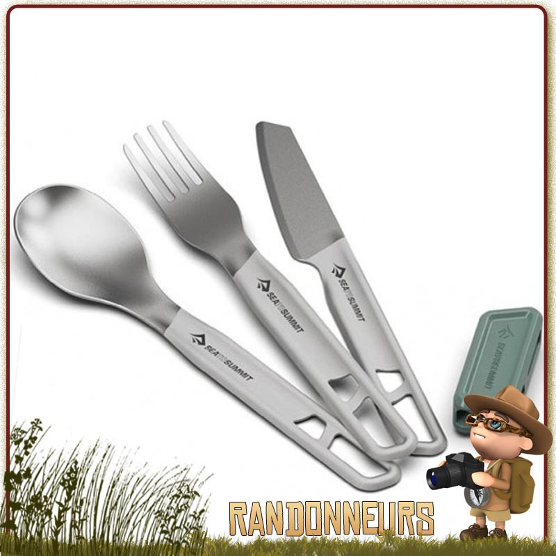 Set de Couverts de bivouac en Inox Detour Sea To Summit Set de Couverts de bivouac en Inox Detour Sea To Summit