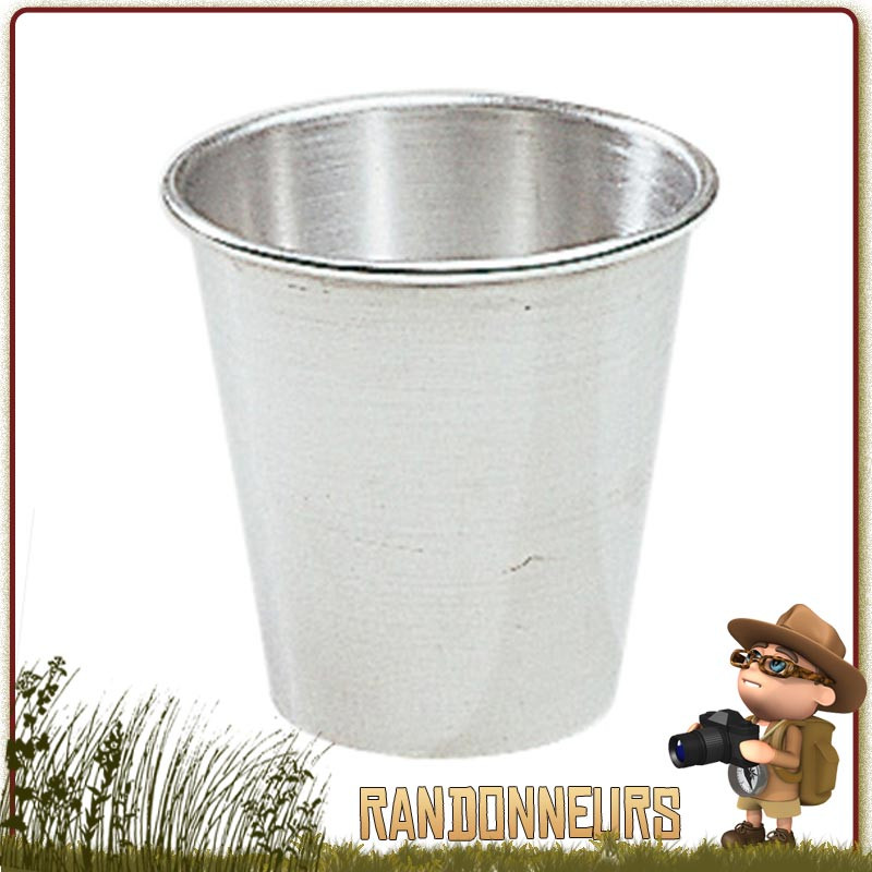 verre timbale 23 cl CAO en aluminium ultra légère de randonnee bivouac camping verre timbale 23 cl CAO en aluminium ultra légère de randonnee bivouac camping