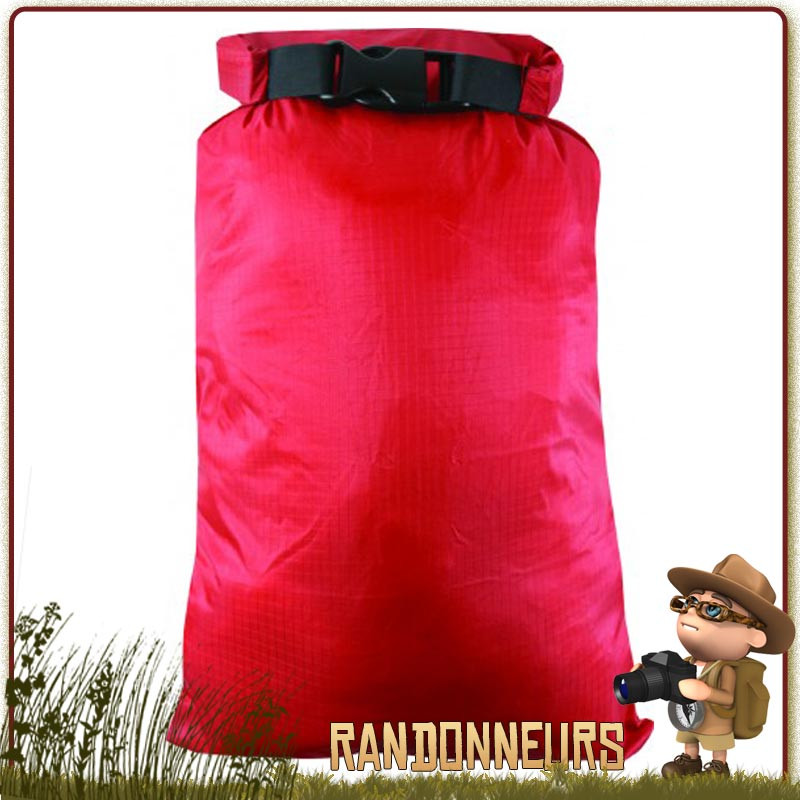 Sac Etanche Nylon Ultra Leger 4 Litres BCB transport équipement randonnée Sac Etanche Nylon Ultra Leger 4 Litres BCB transport équipement randonnée