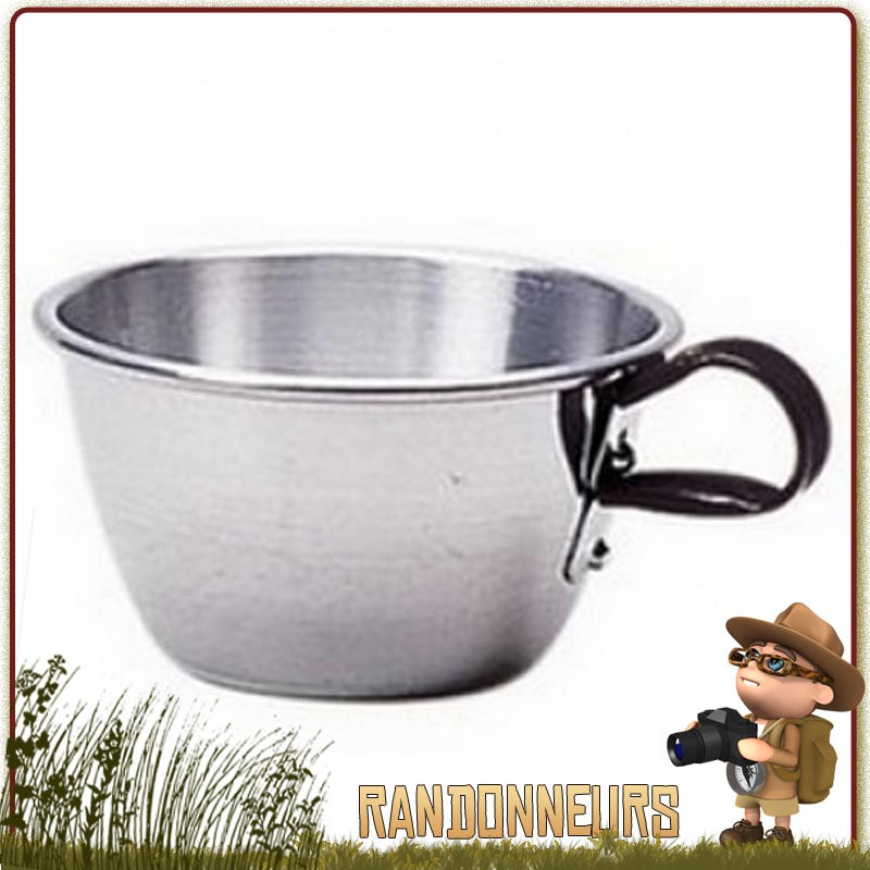 quart conique aluminium 30 cl de camping cao avec anses fixes. Tasse alu résistante de camp bushcraft survie quart conique aluminium 30 cl de camping cao avec anses fixes. Tasse alu résistante de camp bushcraft survie