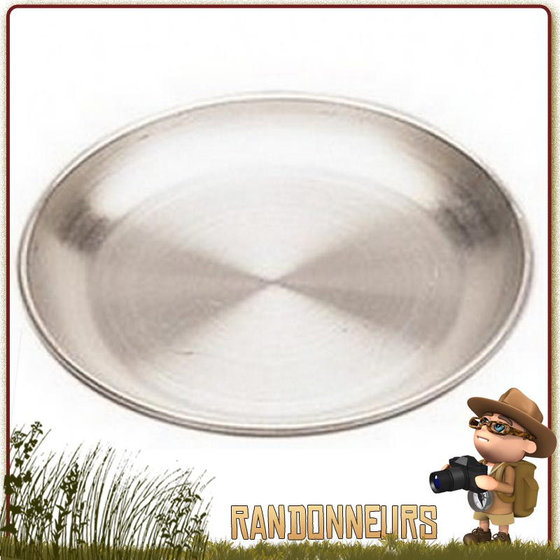 Assiette de Camping en Aluminium diamètre 20 cm pour randonner légère et vaisselle de camping Assiette de Camping en Aluminium diamètre 20 cm pour randonner légère et vaisselle de camping