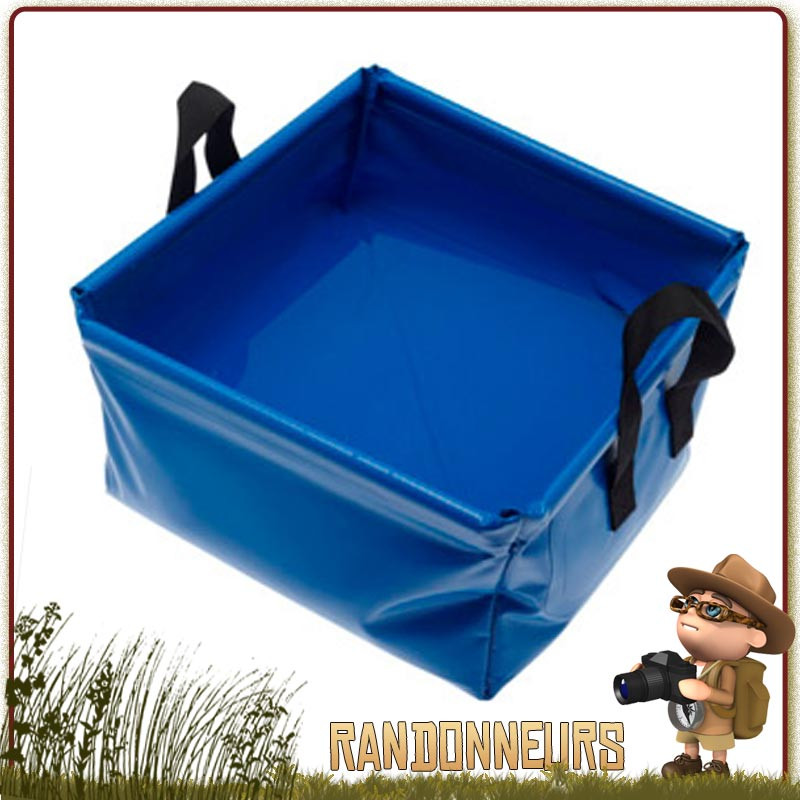 Cuvette Bassine pliante de 12 Litres CAO pour le camping, pour faire la vaisselle et sa toilette en plein air Cuvette Bassine pliante de 12 Litres CAO pour le camping, pour faire la vaisselle et sa toilette en plein air