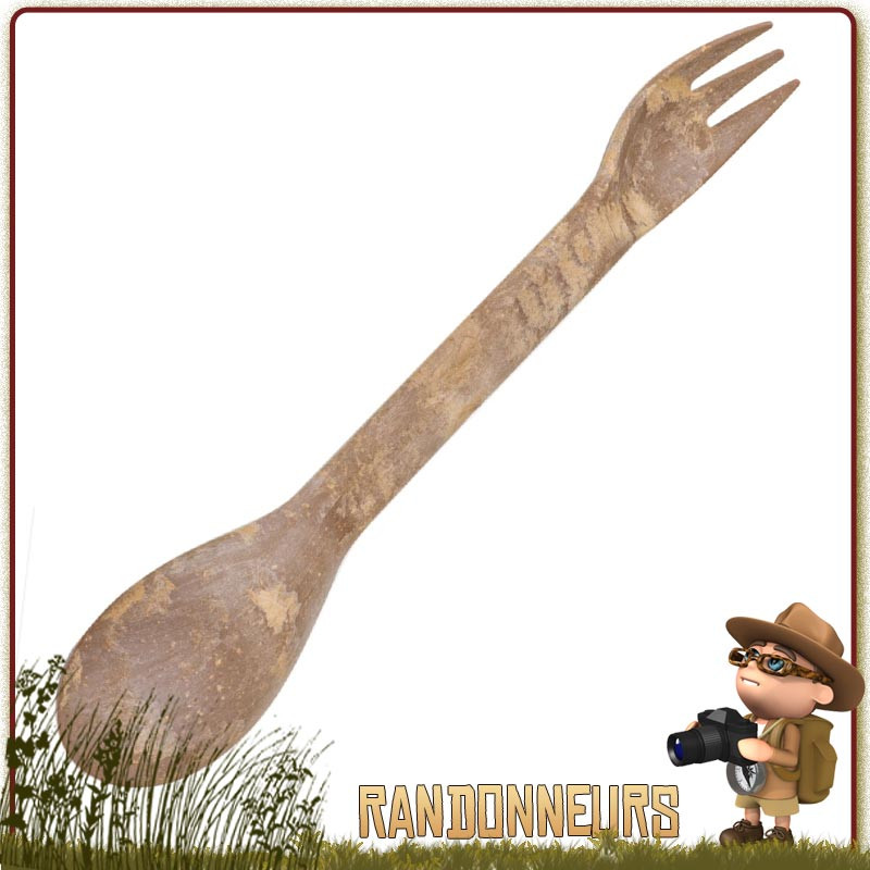 Spork Kupilka en keraline, résine alimentaire et fibres de bois, couvert trekking ultra léger Spork Kupilka en keraline, résine alimentaire et fibres de bois, couvert trekking ultra léger