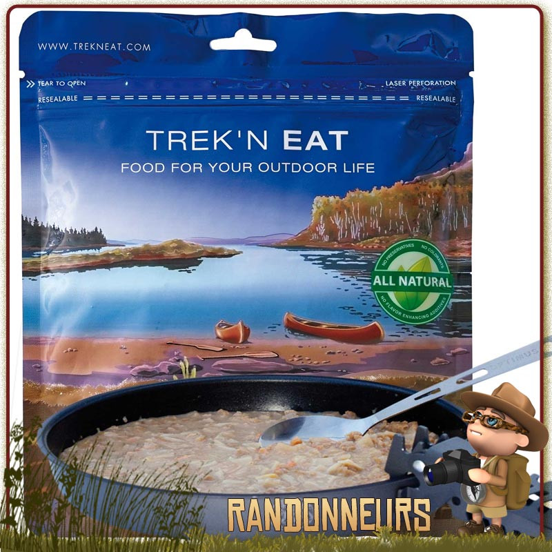 repas lyophilisé végétarien de randonnée Poêlée de Pommes de Terre aux Oignons Trek'n Eat repas lyophilisé végétarien de randonnée Poêlée de Pommes de Terre aux Oignons Trek'n Eat