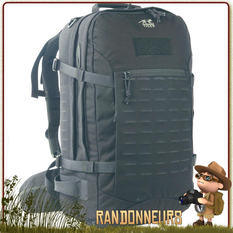 Sac à Dos Tasmanian Tiger MISSION PACK MKII 37 Litres Noir randonnée bushcraft survie Sac à Dos Tasmanian Tiger MISSION PACK MKII 37 Litres Noir randonnée bushcraft survie