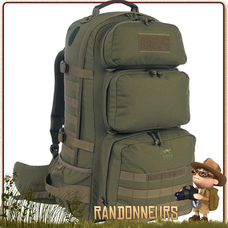 Sac à Dos TROOPER PACK 45L Tasmanian Tiger Vert Olive dédié randonnée portage bushcraft Sac à Dos TROOPER PACK 45L Tasmanian Tiger Vert Olive dédié randonnée portage bushcraft