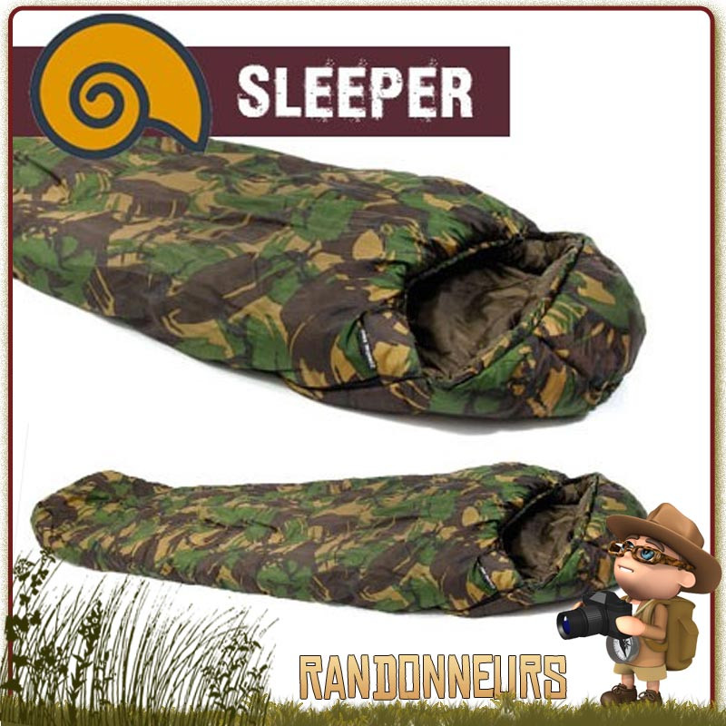 Sac de Couchage militaire SLEEPER ZERO CAMO Snugpak spécial grand froid bushcraft Sac de Couchage militaire SLEEPER ZERO CAMO Snugpak spécial grand froid bushcraft