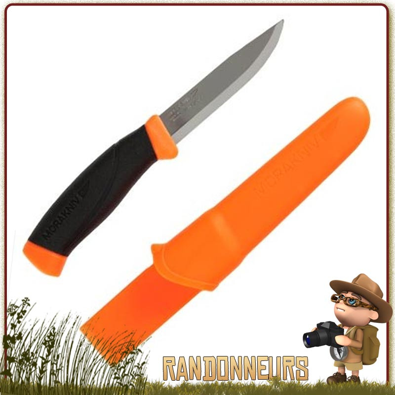 Couteau bushcraft Mora COMPANION F, autant de polyvalence dans un seul couteau MORA survie Couteau bushcraft Mora COMPANION F, autant de polyvalence dans un seul couteau MORA survie