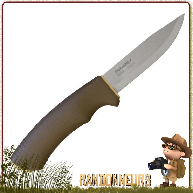 Couteau Survival Bushcraft Morakniv, la qualité d'un couteau Mora avec lame tranchante inox 11 cm Couteau Survival Bushcraft Morakniv, la qualité d'un couteau Mora avec lame tranchante inox 11 cm