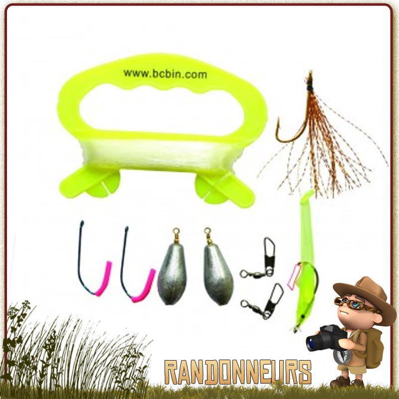 Kit complet de survie avec tout le nécessaire pour la pêche en situation de survie Kit complet de survie avec tout le nécessaire pour la pêche en situation de survie