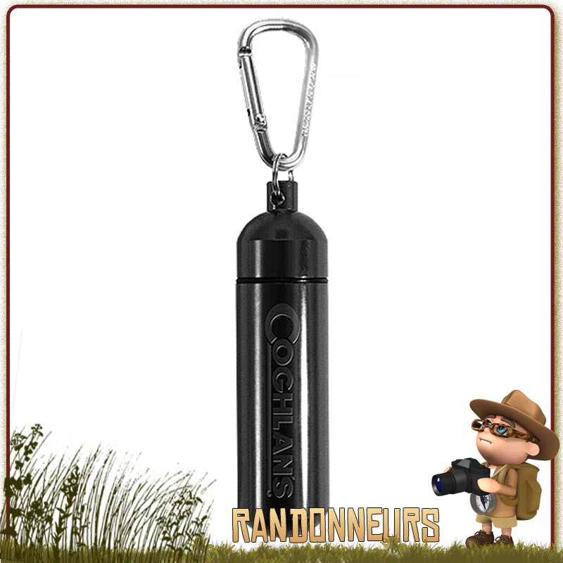Mini container étanche avec anneau de fixation et mousqueton pour la protection de votre petit équipement Mini container étanche avec anneau de fixation et mousqueton pour la protection de votre petit équipement