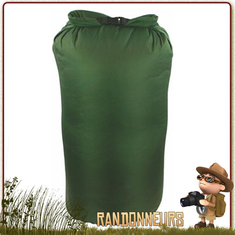 Sac Étanche 4 Litres VERT OLIVE Highlander - Sac nylon étanche de 4 Litre Highlander, Nylon 190T enduit PU Sac Étanche 4 Litres VERT OLIVE Highlander - Sac nylon étanche de 4 Litre Highlander, Nylon 190T enduit PU