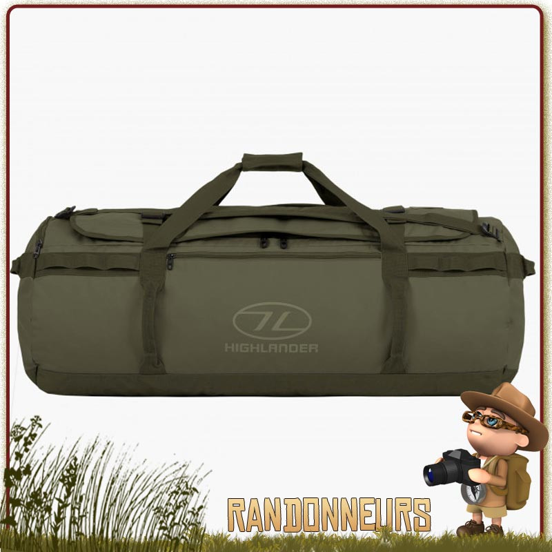 Sac opex transport équipement militaire Duffle Bag Etanche Storm KitBag 120L 120 litres Vert Highlander Sac opex transport équipement militaire Duffle Bag Etanche Storm KitBag 120L 120 litres Vert Highlander