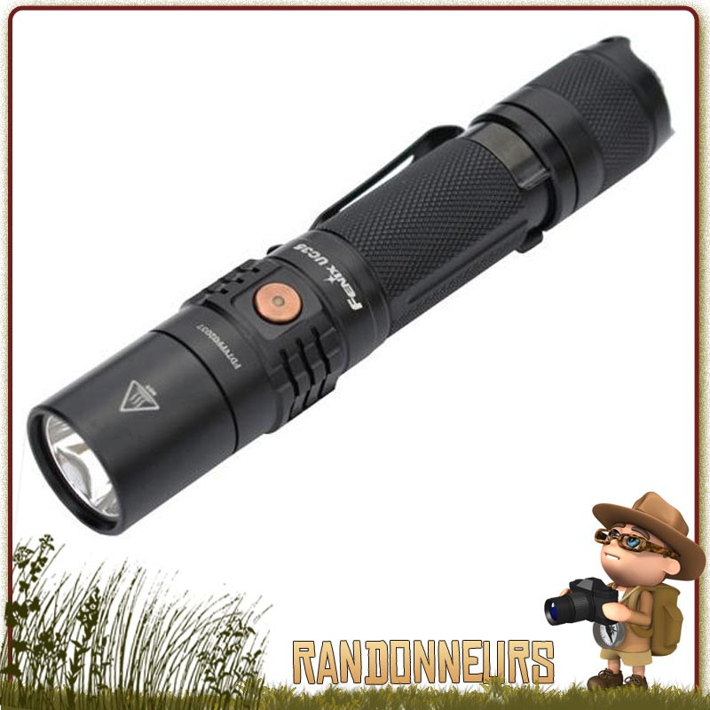 Lampe torche puissante, la FENIX UC35 donne 1000 lumens sur près de 266 mètres, sur batterie 18650 Lampe torche puissante, la FENIX UC35 donne 1000 lumens sur près de 266 mètres, sur batterie 18650